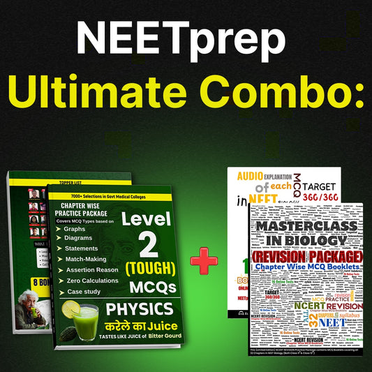 NEETprep Ultimate Combo: Physics Tough MCQs + Biology Full Syllabus Revision (Only Online)