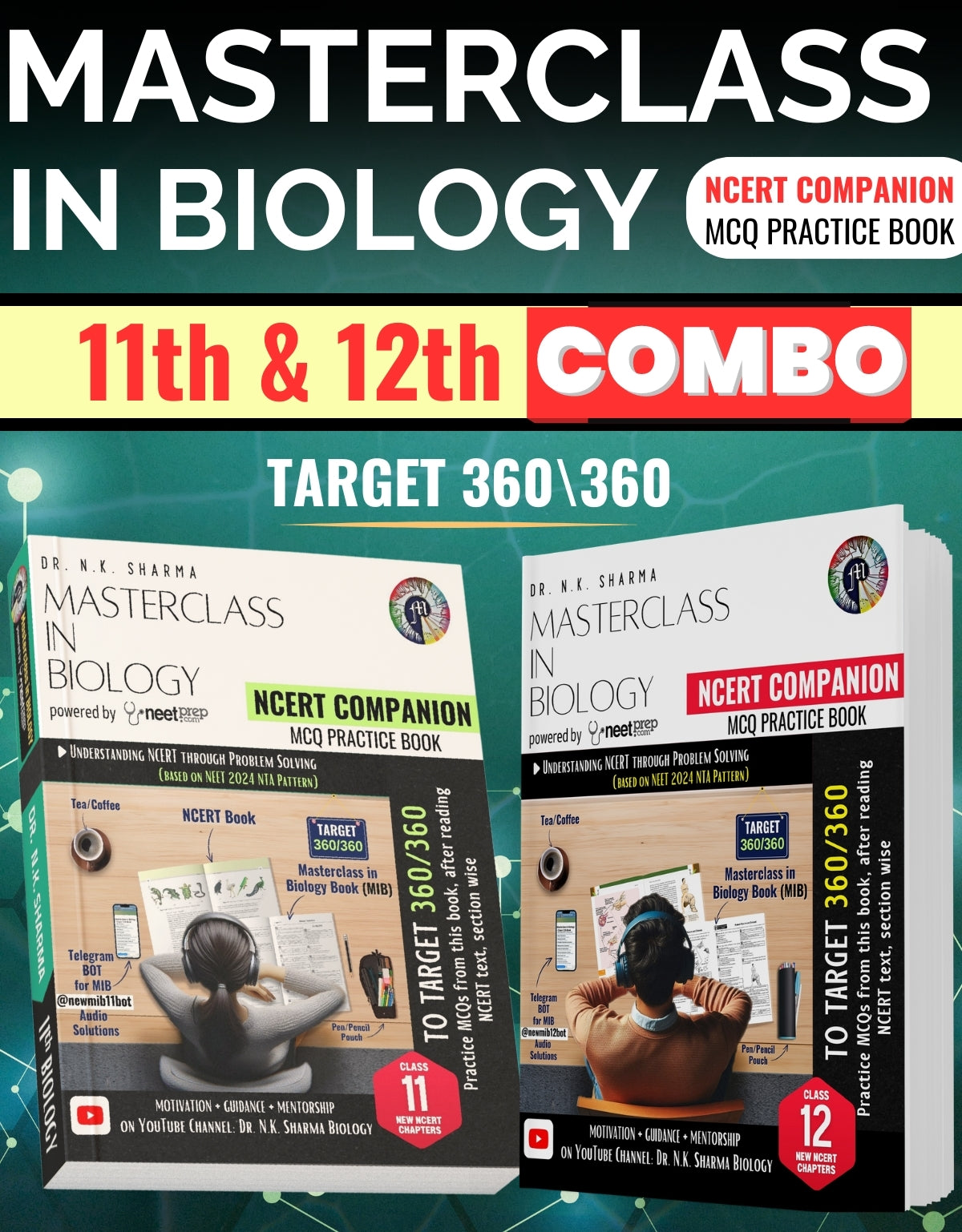 NEET Masterclass in Biology Combo 11th and 12th Class NEETprep.com