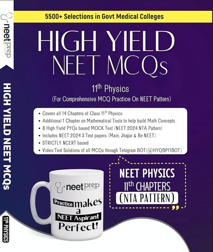 NEETprep High Yield NEET MCQs - 11th Physics