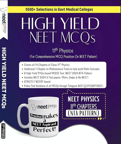 NEETprep High Yield NEET MCQs - 11th Physics