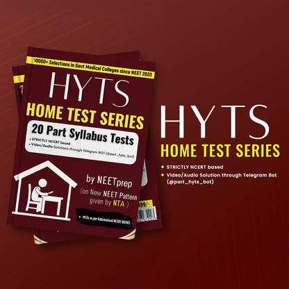 HYTS HOME TEST SERIES - 20 PART SYLLABUS TESTS