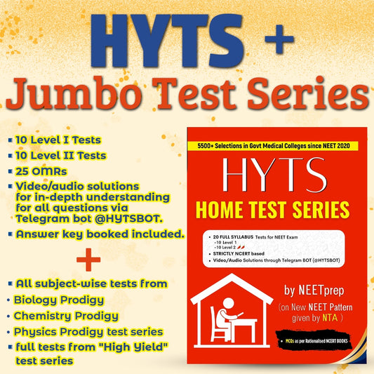 HYTS (BOOK) + Jumbo Test Series (Online Access)