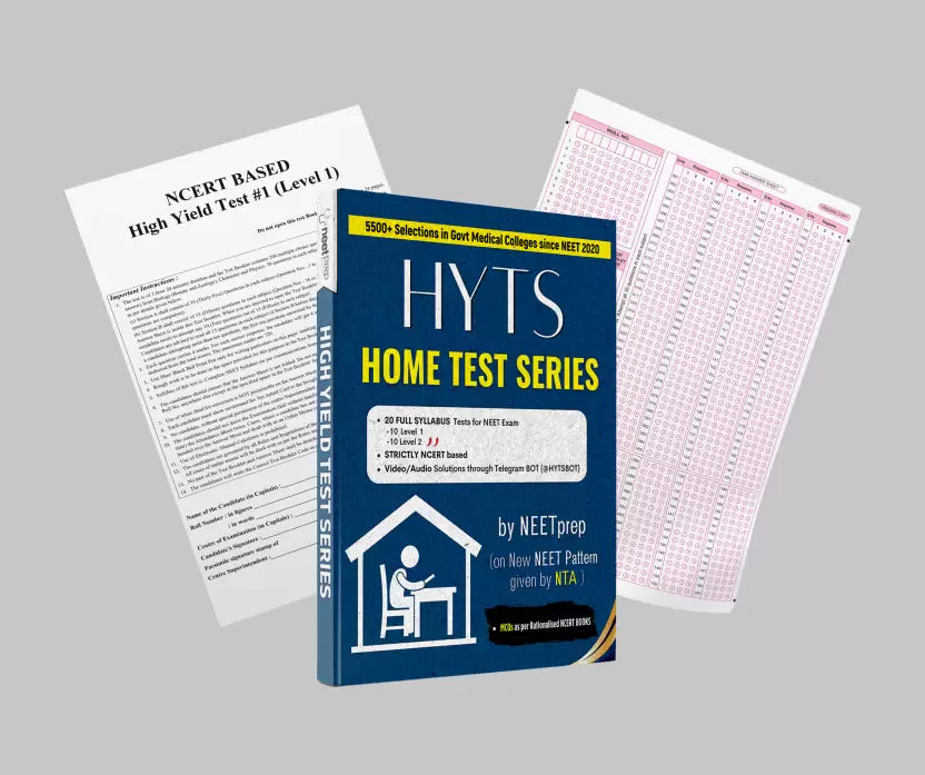 NEET 2025 HYTS Home Test Series Book NEETPrep